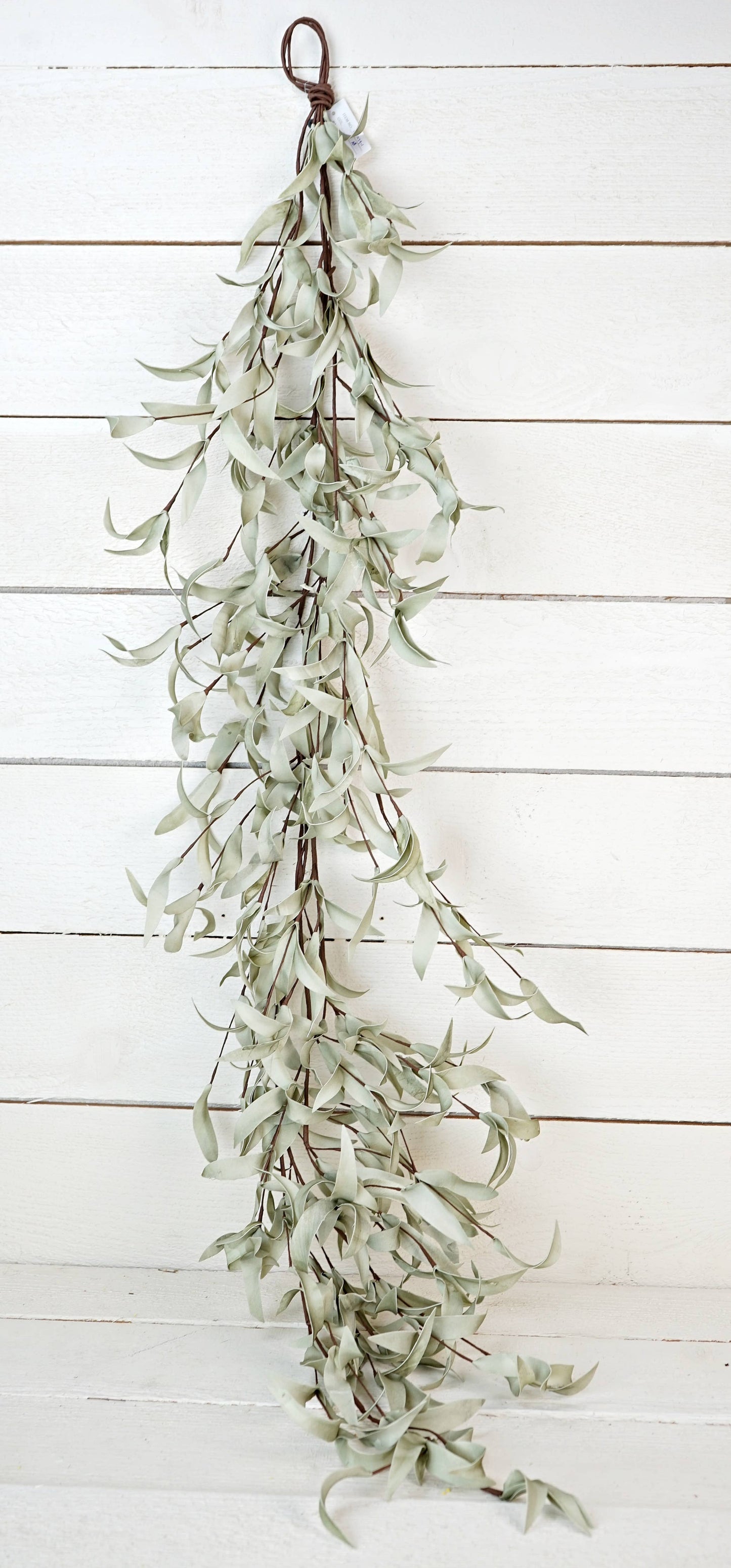 ISB72661- 4.5ft Flocked Herb Leaves Garland