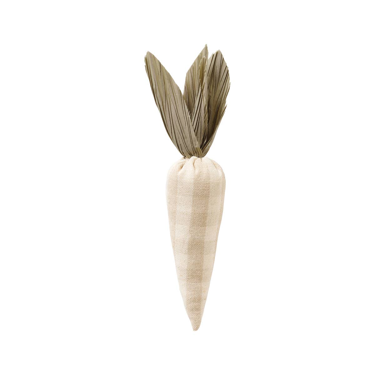 CF-2981 - Tan Check Easter Fabric Carrot