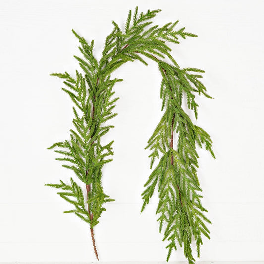 510701- 5ft Garland-Soft Touch Evergreen Norfolk Pine