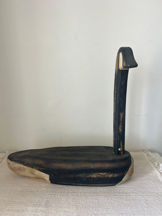 Vintage Large Wooden Goose