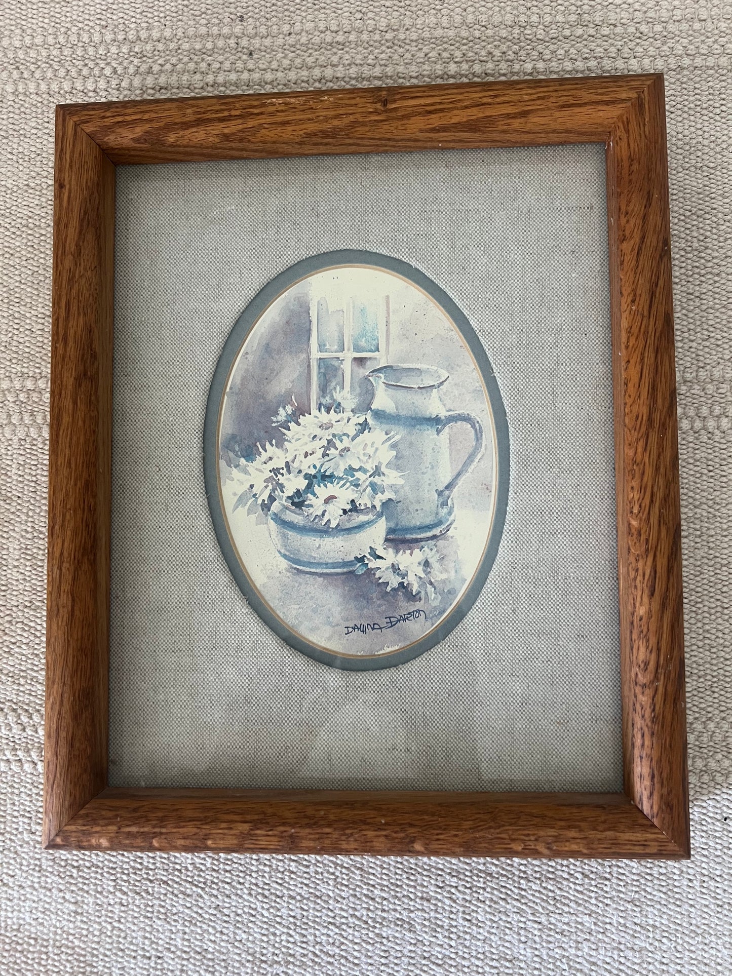 Vintage frames with artwork