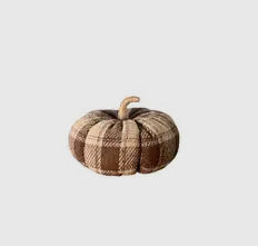 Large Montana Plaid Pumpkin