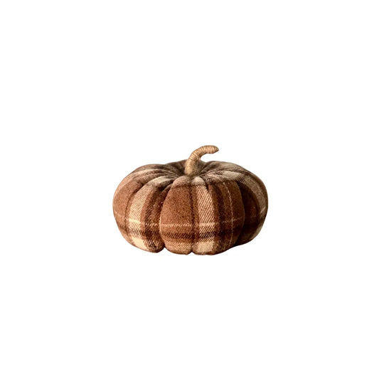 Medium River Plaid Pumpkin